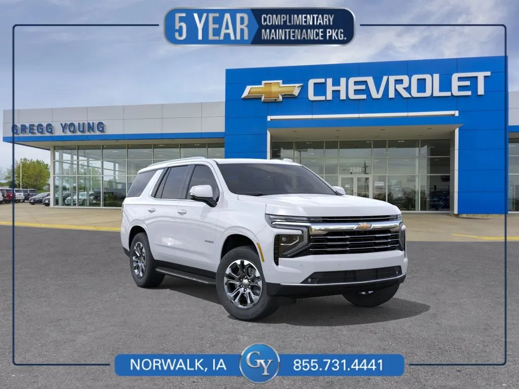 White 2026 Chevrolet Tahoe LT for sale in Norwalk, IA