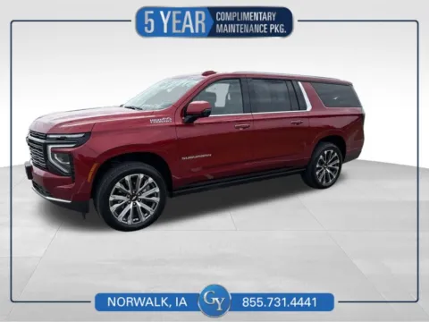 Red 2025 Chevrolet Suburban High Country for sale in Norwalk, IA