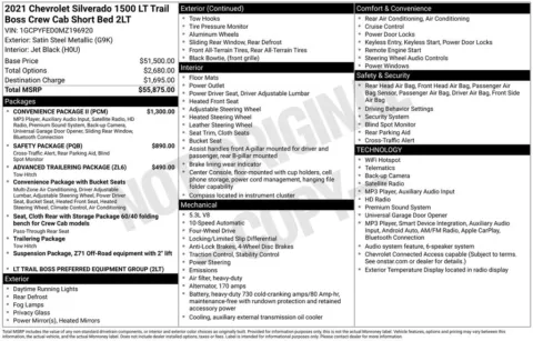 Photos of 2021 Chevrolet Silverado 1500 LT Trail Boss for sale in Norwalk, IA at Gregg Young Chevrolet of Norwalk
