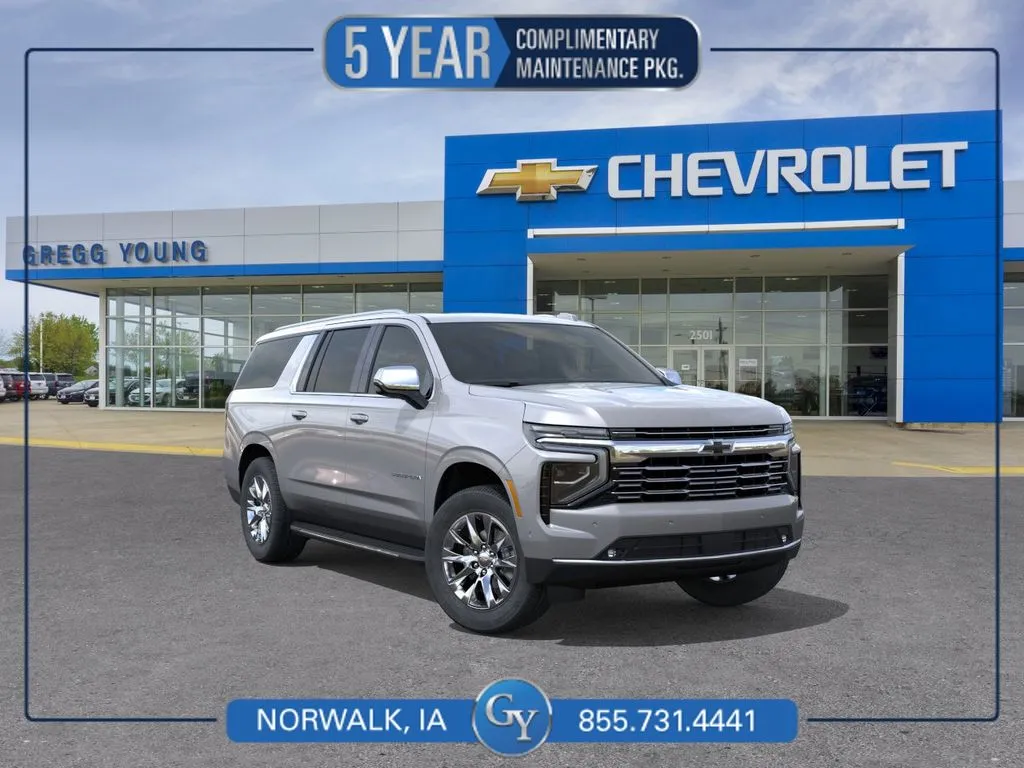 Gray 2026 Chevrolet Suburban Premier for sale in Norwalk, IA