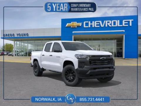White 2026 Chevrolet Colorado Work Truck for sale in Norwalk, IA