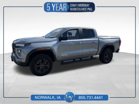 Gray 2024 GMC Canyon Elevation for sale in Norwalk, IA