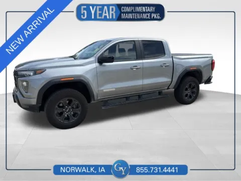 Gray 2024 GMC Canyon Elevation for sale in Norwalk, IA