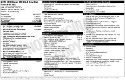 Photos of 2023 GMC Sierra 1500 SLT for sale in Norwalk, IA at Gregg Young Chevrolet of Norwalk