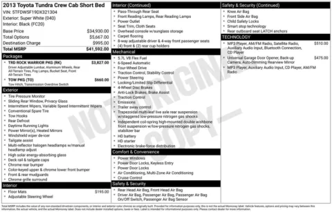 Photos of 2013 Toyota Tundra Grade for sale in Norwalk, IA at Gregg Young Chevrolet of Norwalk