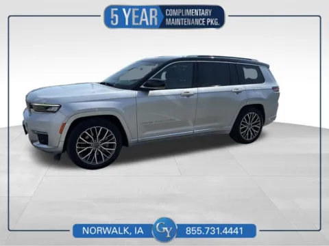 Silver 2022 Jeep Grand Cherokee L Summit for sale in Norwalk, IA