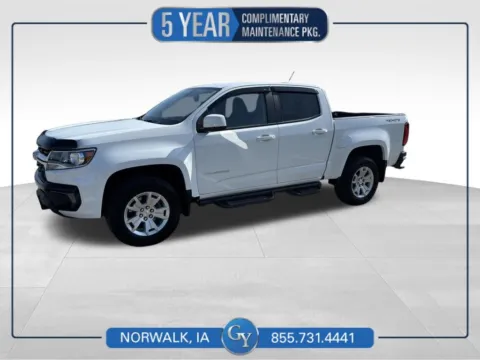 White 2021 Chevrolet Colorado LT for sale in Norwalk, IA