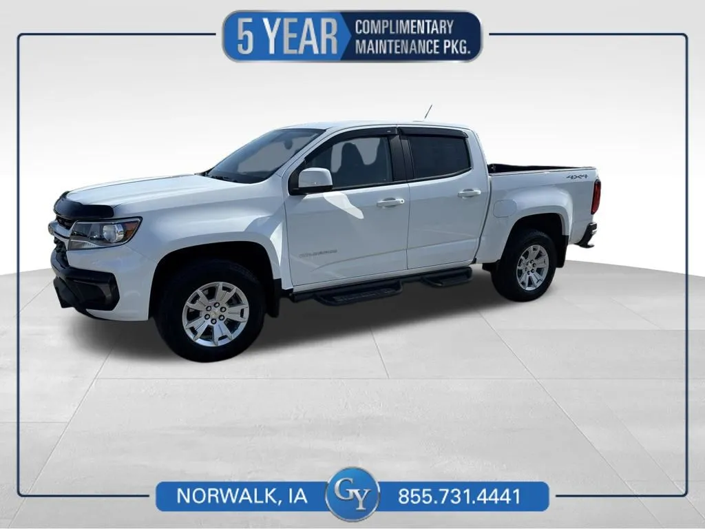 White 2021 Chevrolet Colorado LT for sale in Norwalk, IA