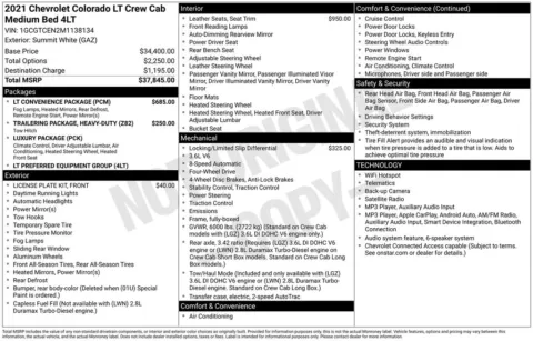 Photos of 2021 Chevrolet Colorado LT for sale in Norwalk, IA at Gregg Young Chevrolet of Norwalk