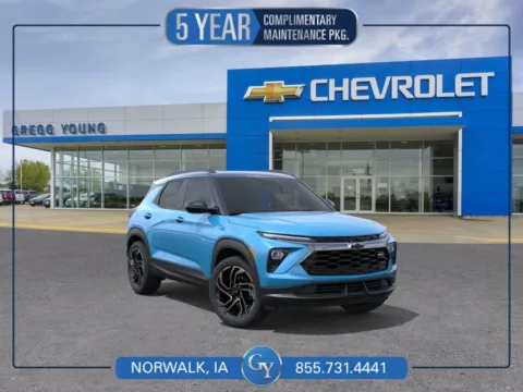 Blue 2026 Chevrolet TrailBlazer RS for sale in Norwalk, IA