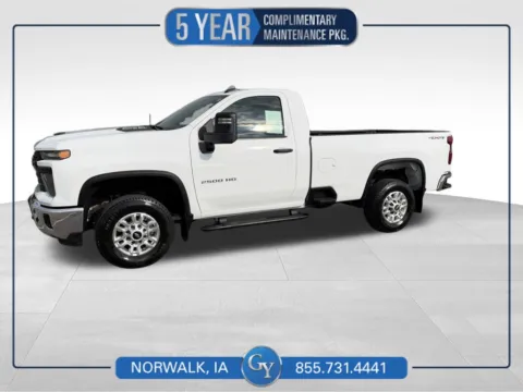 White 2026 Chevrolet Silverado 2500 HD Work Truck for sale in Norwalk, IA