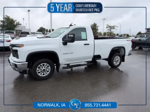 White 2026 Chevrolet Silverado 2500 HD Work Truck for sale in Norwalk, IA