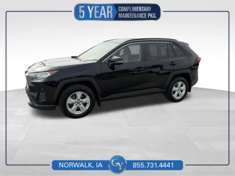 Black 2020 Toyota RAV4 XLE for sale in Norwalk, IA