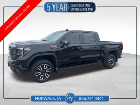Black 2024 GMC Sierra 1500 AT4 for sale in Norwalk, IA