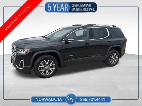 Black 2023 GMC Acadia SLT for sale in Norwalk, IA