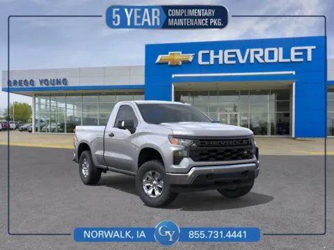 Gray 2026 Chevrolet Silverado 1500 WT for sale in Norwalk, IA