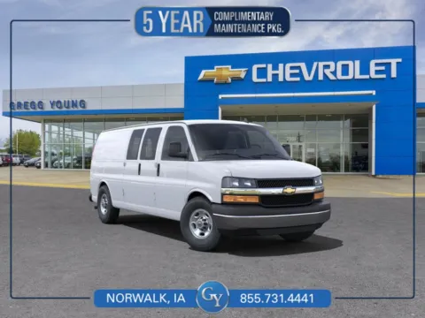 White 2025 Chevrolet Express 2500 Work Van for sale in Norwalk, IA