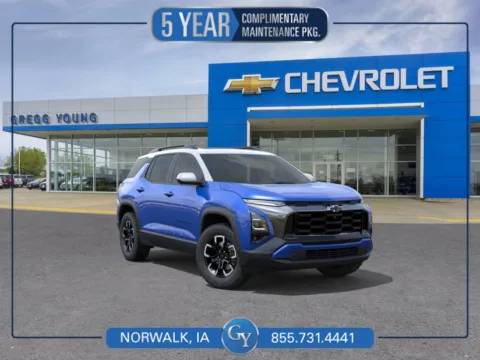 Blue 2025 Chevrolet Equinox ACTIV for sale in Norwalk, IA
