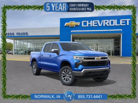 Blue 2026 Chevrolet Silverado 1500 LT for sale in Norwalk, IA