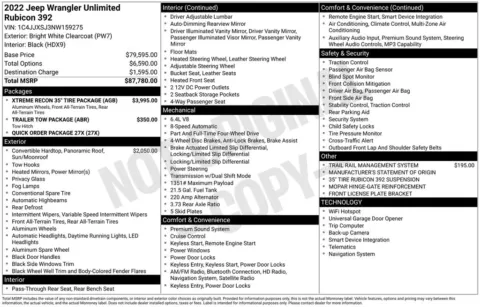 Photos of 2022 Jeep Wrangler Unlimited Rubicon 392 for sale in Norwalk, IA at Gregg Young Chevrolet of Norwalk