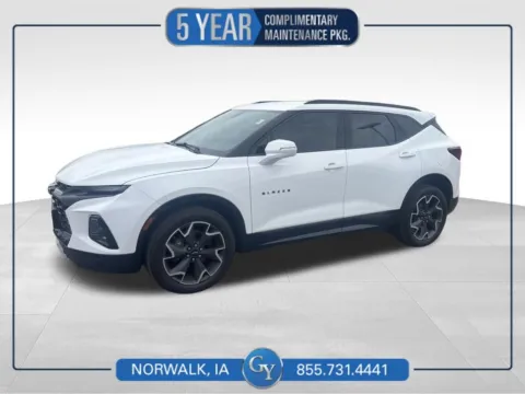 White 2019 Chevrolet Blazer RS for sale in Norwalk, IA