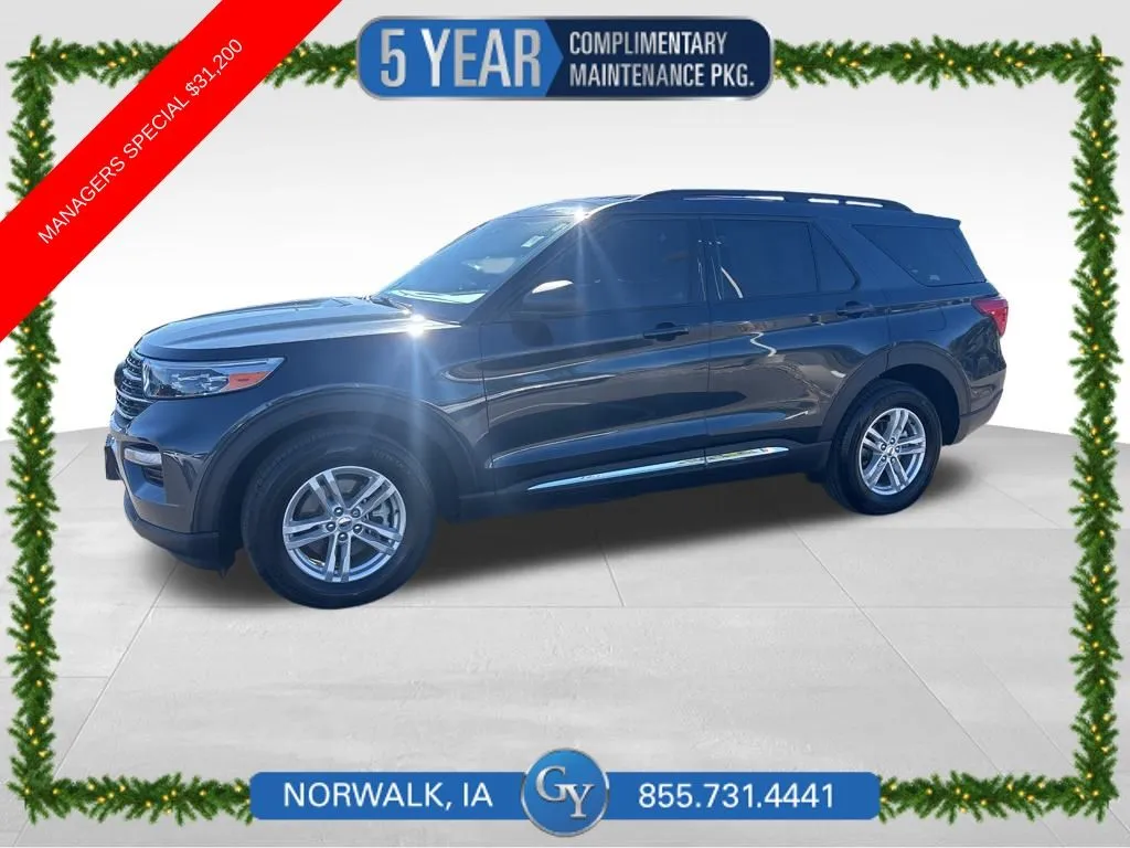 Blue 2023 Ford Explorer XLT for sale in Norwalk, IA