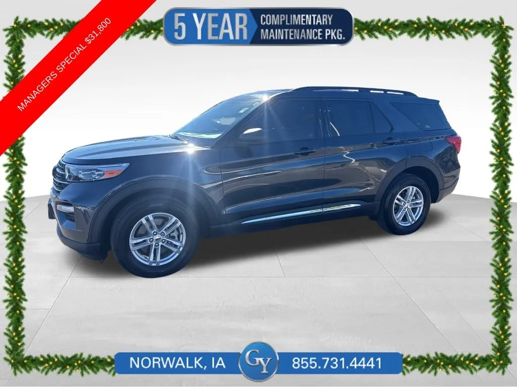 Blue 2023 Ford Explorer XLT for sale in Norwalk, IA