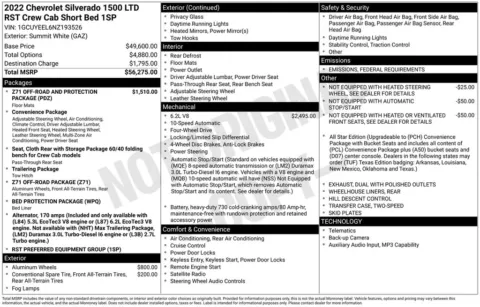 Photos of 2022 Chevrolet Silverado 1500 LTD RST for sale in Norwalk, IA at Gregg Young Chevrolet of Norwalk