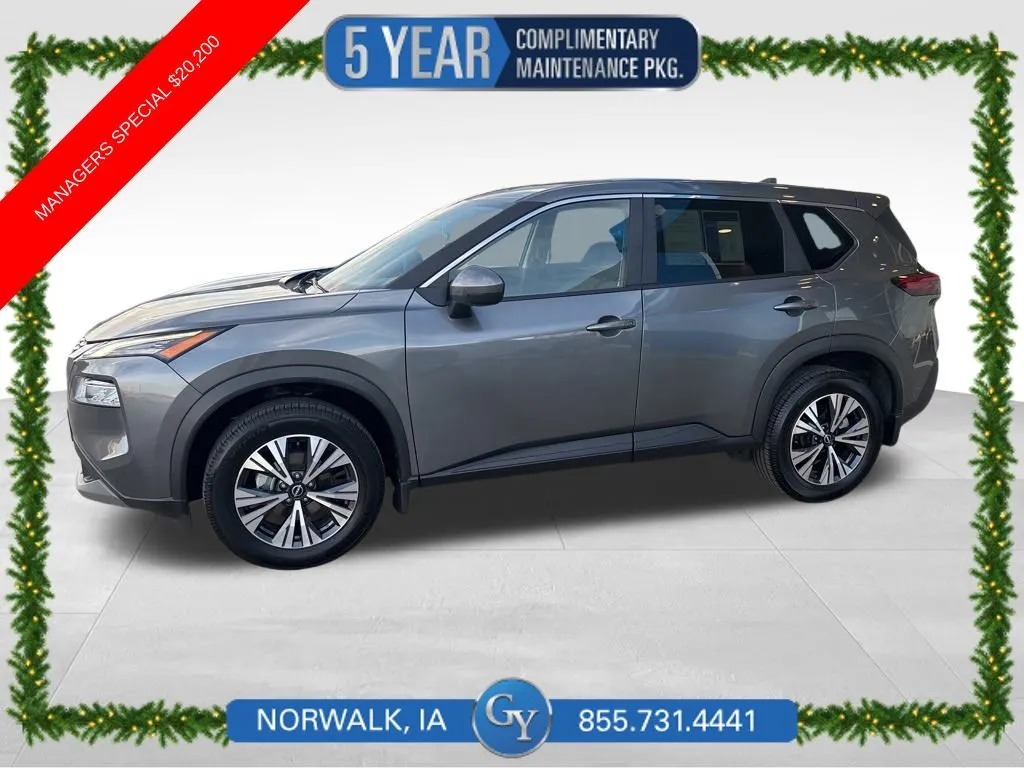 Gray 2022 Nissan Rogue SV for sale in Norwalk, IA