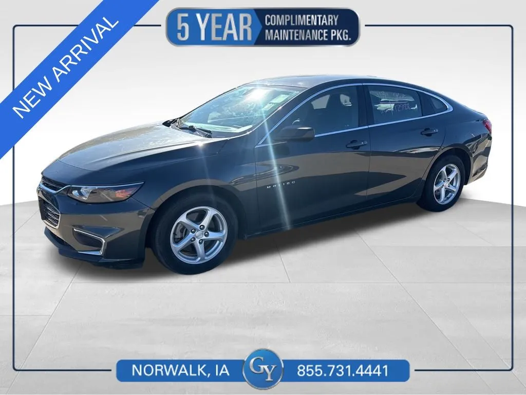 Gray 2017 Chevrolet Malibu LS for sale in Norwalk, IA