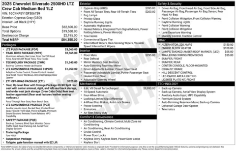 Photos of 2025 Chevrolet Silverado 2500HD LTZ for sale in Plattsmouth, NE at Gregg Young Chevrolet Of Plattsmouth