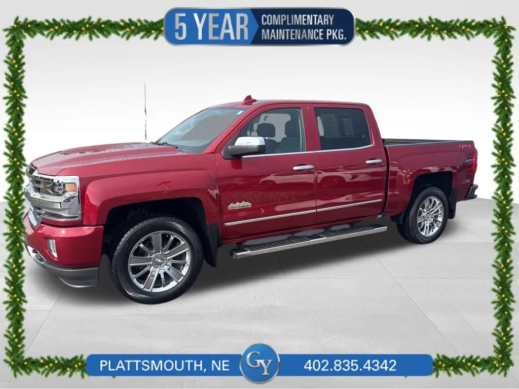 Red 2018 Chevrolet Silverado 1500 High Country for sale in Plattsmouth, NE