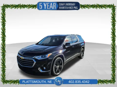 Black 2020 Chevrolet Traverse 3LT for sale in Plattsmouth, NE