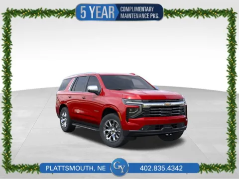 Red 2025 Chevrolet Tahoe Premier for sale in Plattsmouth, NE