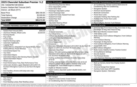 Photos of 2025 Chevrolet Suburban Premier for sale in Plattsmouth, NE at Gregg Young Chevrolet Of Plattsmouth