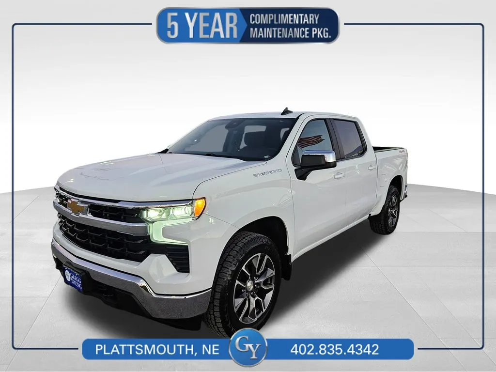 White 2022 Chevrolet Silverado 1500 LT for sale in Plattsmouth, NE