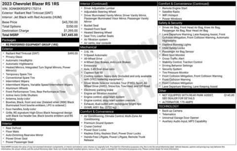 Photos of 2023 Chevrolet Blazer RS for sale in Plattsmouth, NE at Gregg Young Chevrolet Of Plattsmouth