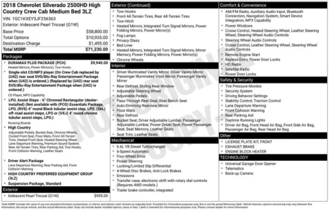 Photos of 2018 Chevrolet Silverado 2500HD High Country for sale in Plattsmouth, NE at Gregg Young Chevrolet Of Plattsmouth