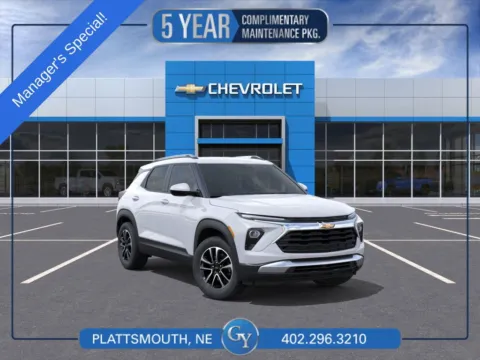 White 2026 Chevrolet TrailBlazer LT for sale in Plattsmouth, NE