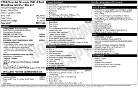 Photos of 2024 Chevrolet Silverado 1500 LT Trail Boss for sale in Plattsmouth, NE at Gregg Young Chevrolet Of Plattsmouth