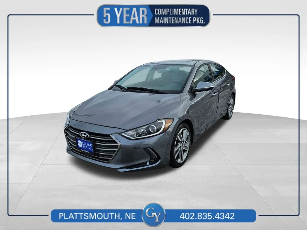 Used 2017 Hyundai Elantra Limited with VIN KMHD84LF0HU180176 for sale in Plattsmouth, NE