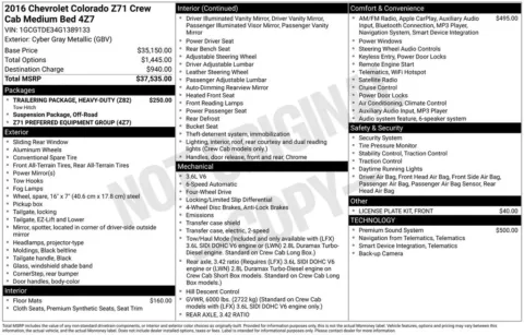 Photos of 2016 Chevrolet Colorado Z71 for sale in Plattsmouth, NE at Gregg Young Chevrolet Of Plattsmouth