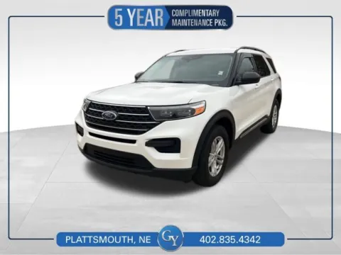 White 2022 Ford Explorer XLT for sale in Plattsmouth, NE