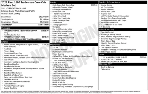 Photos of 2022 Ram 1500 Tradesman for sale in Plattsmouth, NE at Gregg Young Chevrolet Of Plattsmouth