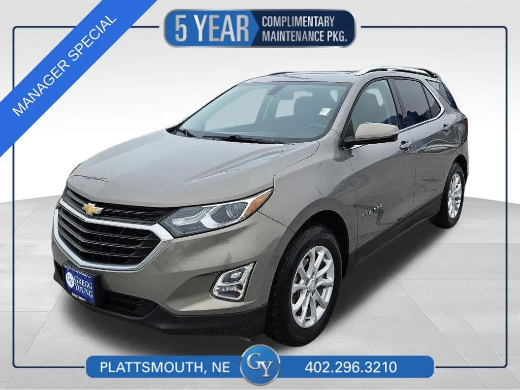 Gray 2018 Chevrolet Equinox LT for sale in Plattsmouth, NE