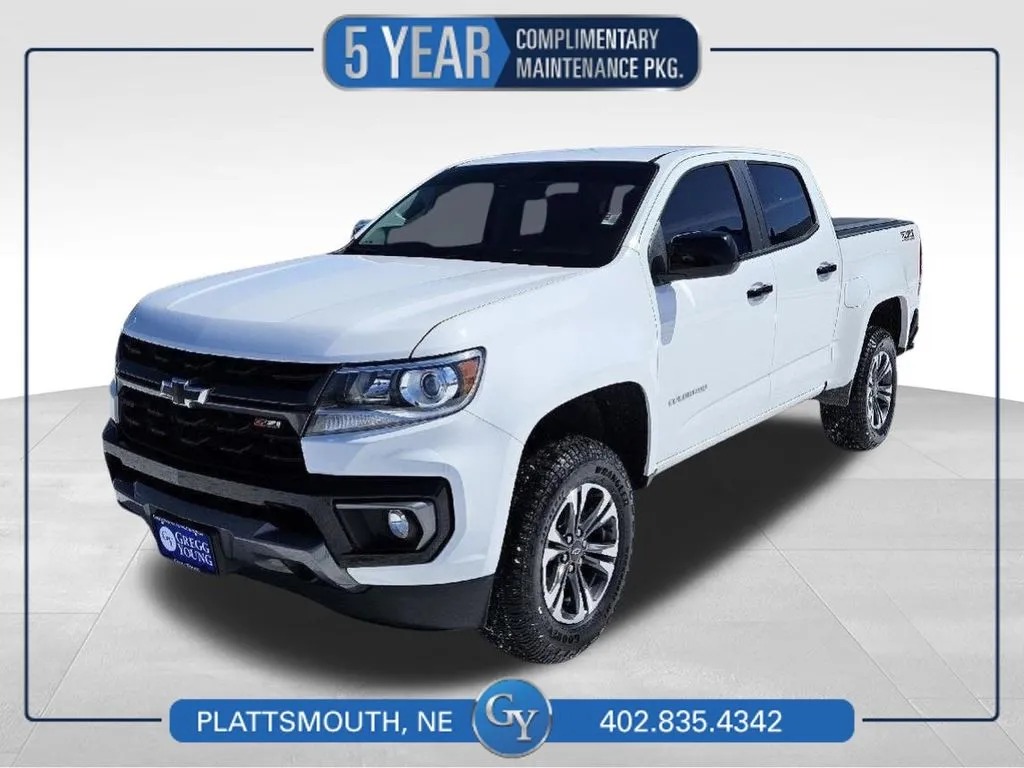 White 2021 Chevrolet Colorado Z71 for sale in Plattsmouth, NE