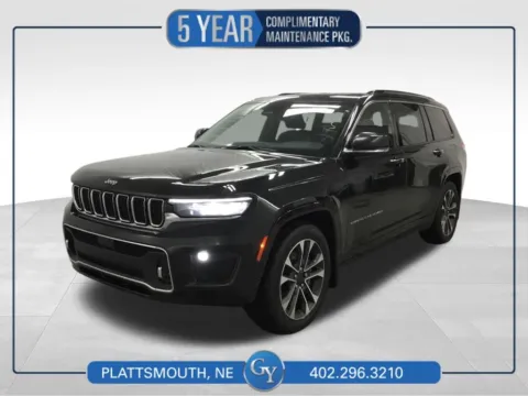 Black 2021 Jeep Grand Cherokee L Overland for sale in Plattsmouth, NE