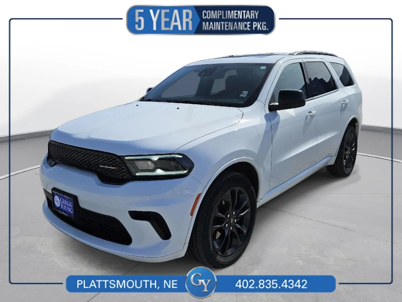 White 2023 Dodge Durango SXT Plus for sale in Plattsmouth, NE