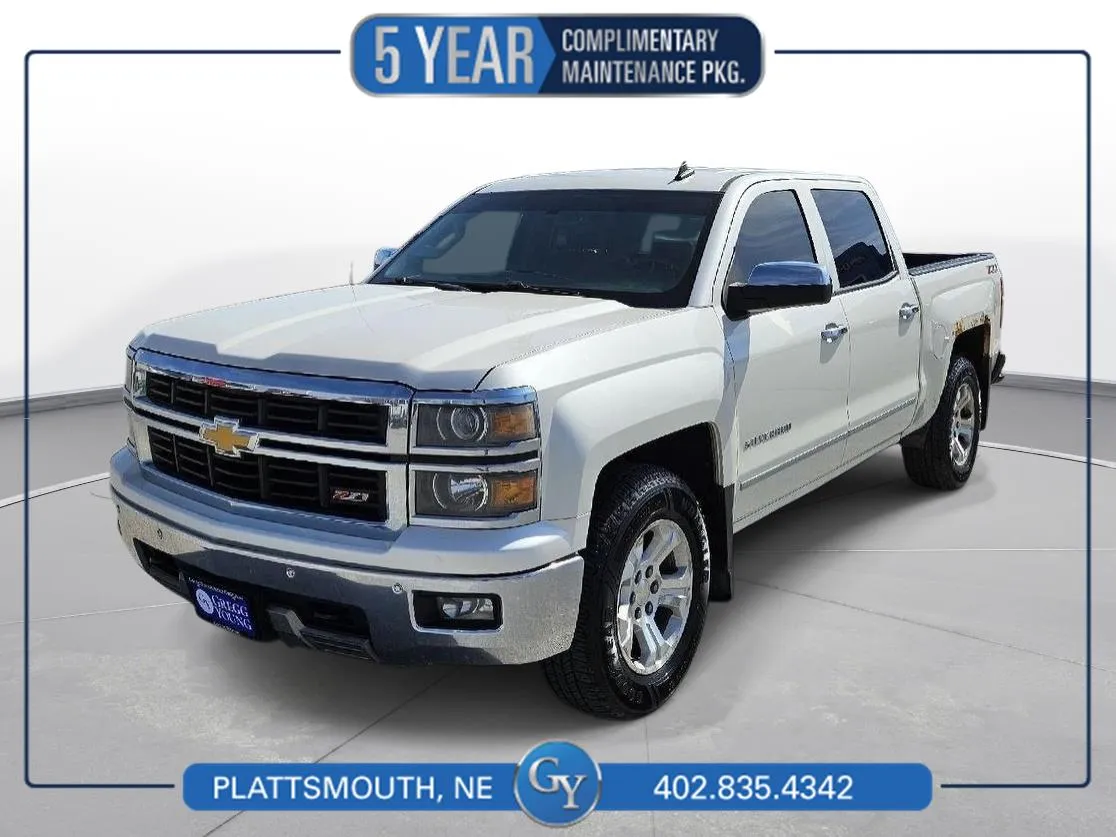 White 2014 Chevrolet Silverado 1500 LTZ for sale in Plattsmouth, NE