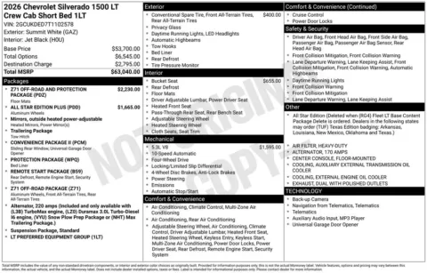 Photos of 2026 Chevrolet Silverado 1500 LT for sale in Plattsmouth, NE at Gregg Young Chevrolet Of Plattsmouth